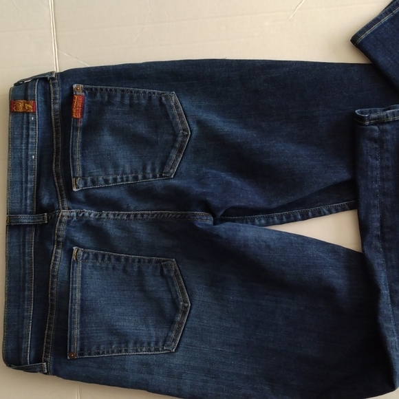 7 For All Mankind Skinny Crop & Roll Jeans - Picture 14 of 14